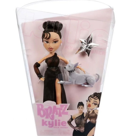 MGA BRATZ KYLIE JENNER & GREYHOUND DOG FIRST CELEBRITY ARTICULATED DOLL - Picture 2 of 2